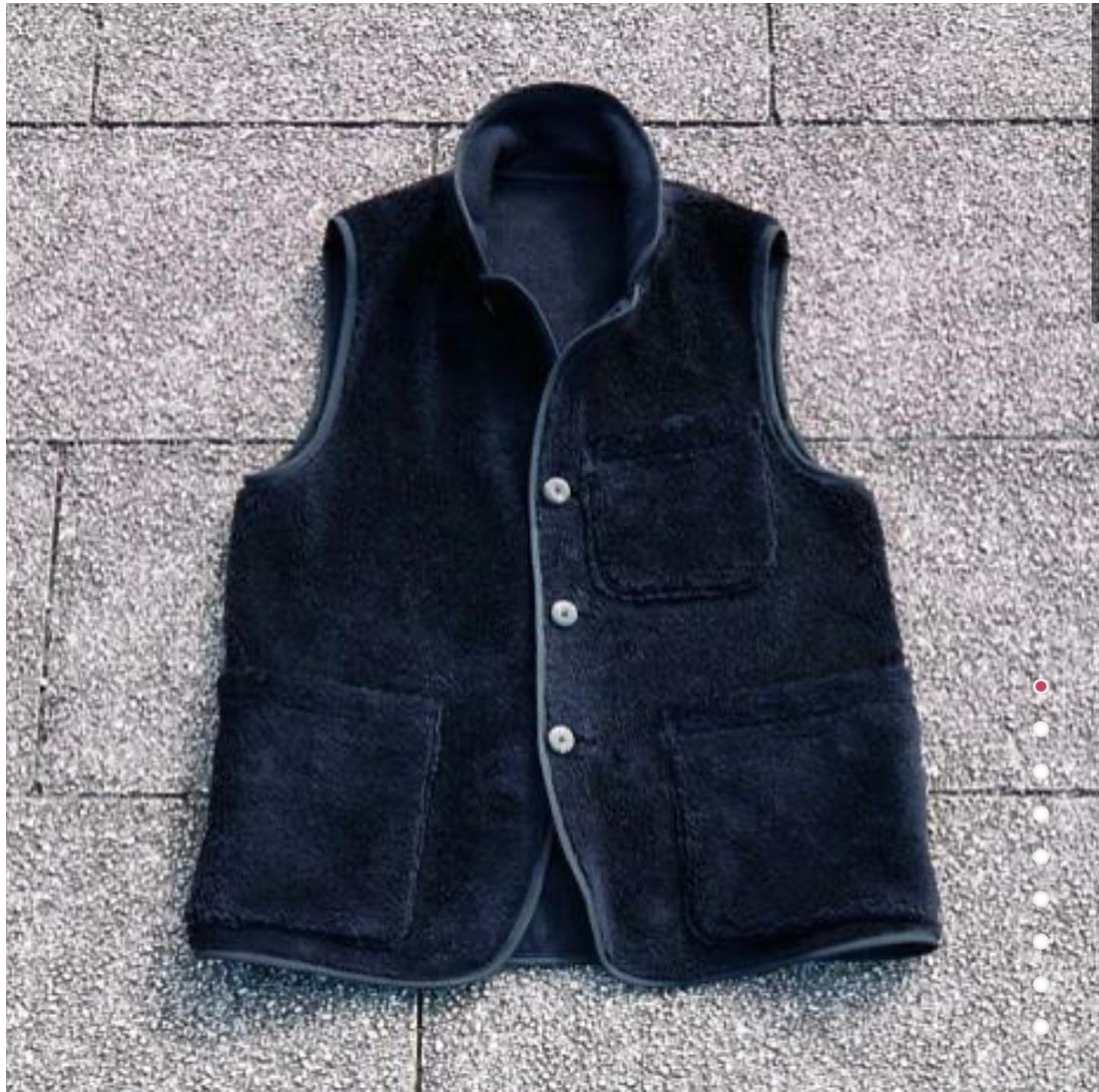 RE-STOCK: VISVIM VS GILET BOA (SUPERFINE) WOOL VEST *REVERSIBLE - PRE ORDER ITEM (預訂中)