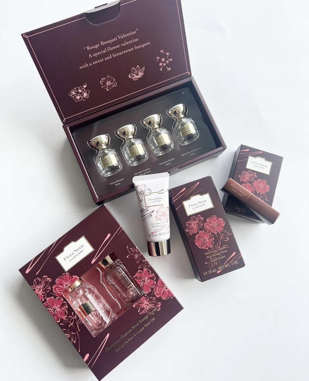 [限定] Flora Notis JILL STUART Chocolate Cosmos Noel Rouge 2024情人節系列