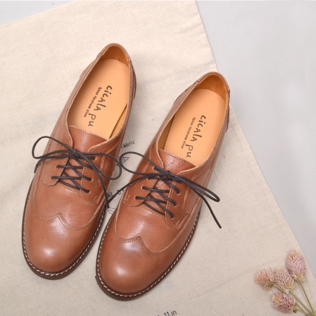 17960 植鞣棕咖 牛津鞋