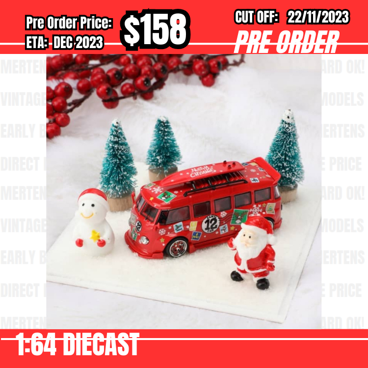 PO-$158 * Liberty64 * 1:64 VW T1 Combi Christmas [OD21/11]