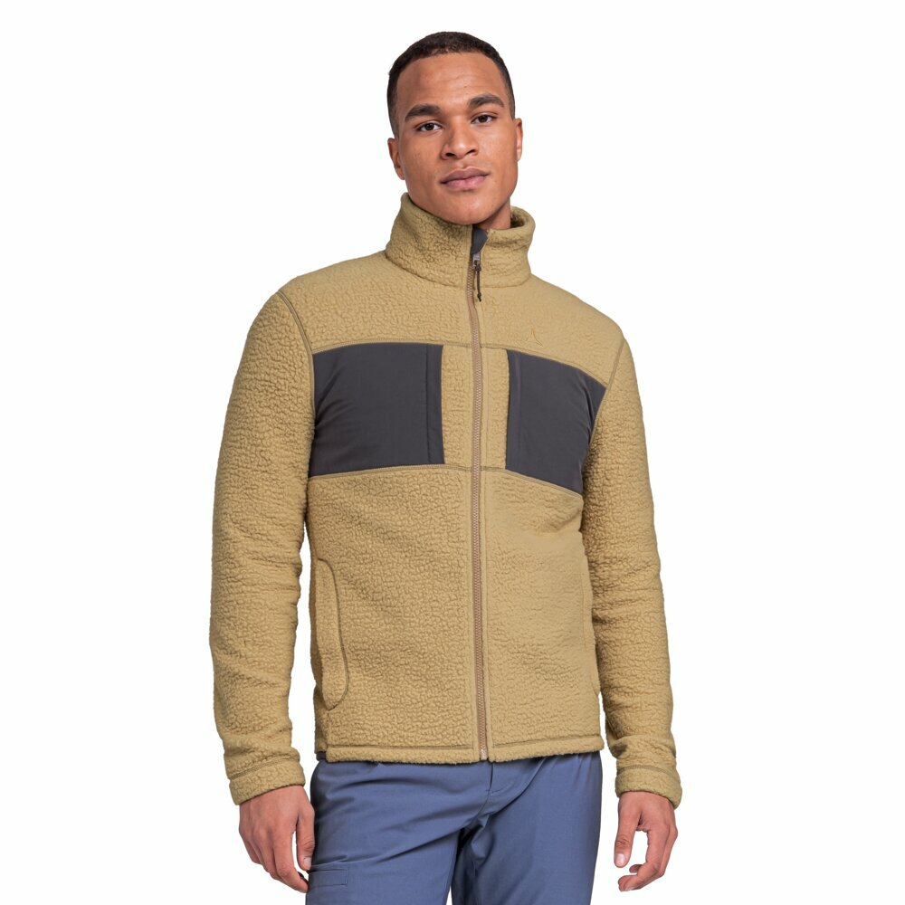【Schoffel】男立領保暖刷毛外套 / 23SL20-23793-[棕、黑]