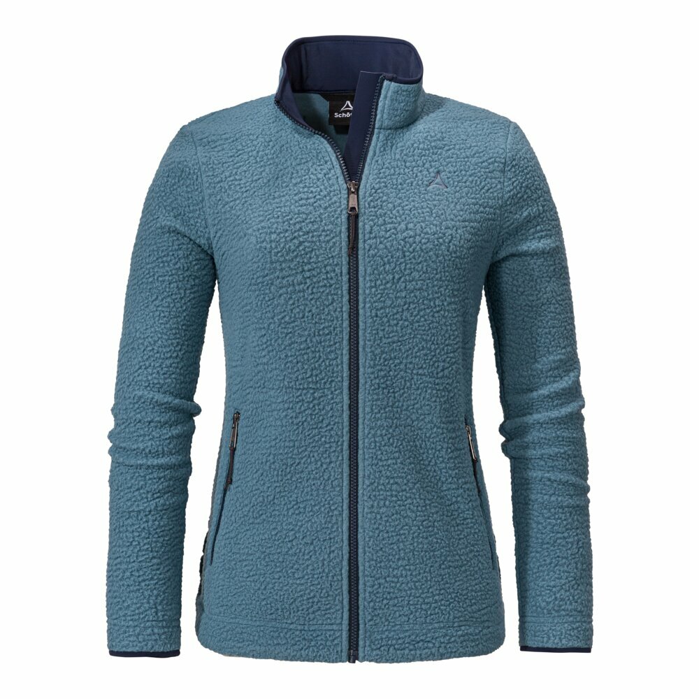 【Schoffel】女立領保暖刷毛外套 / 23SL20-13472-[淺藍、黑]