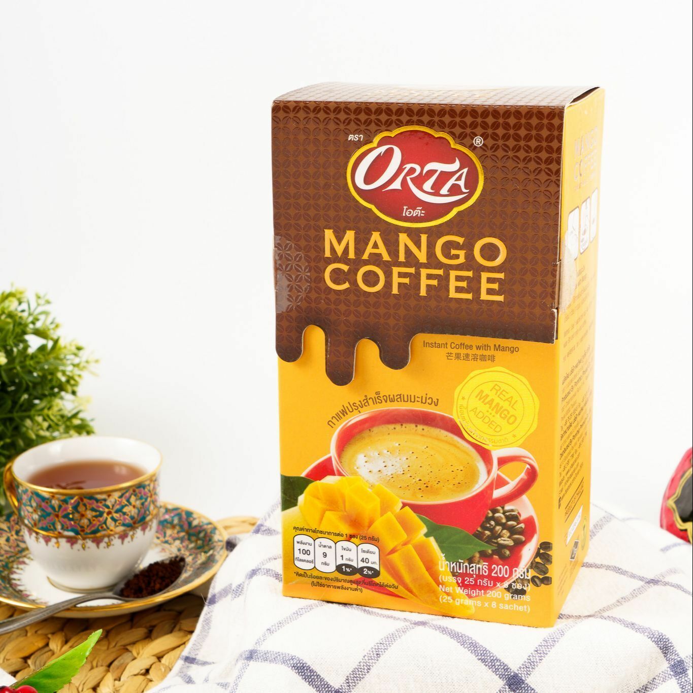 泰國 ORTA 招牌人氣芒果咖啡  25GX8小包