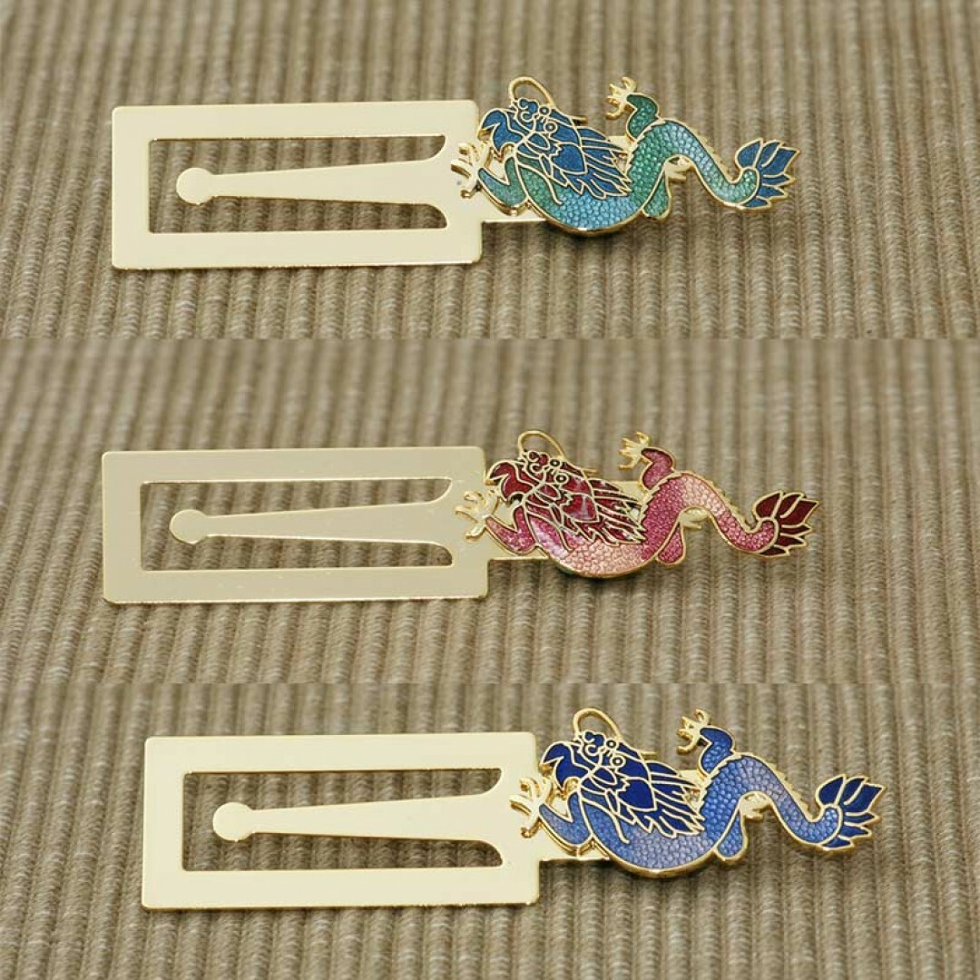 景泰藍‧長方書夾‧龍