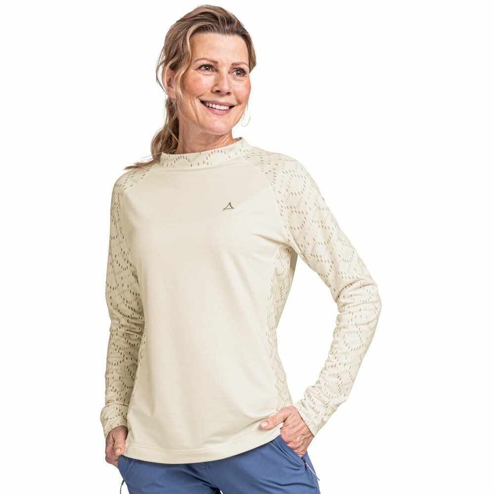 【Schoffel】女快乾透氣長袖上衣 / 23SL20-13477-[米黃、紅、藍]