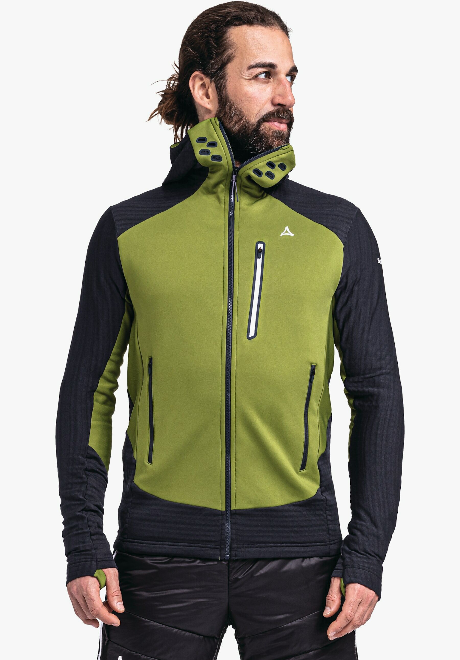 【Schoffel】男4D 輕柔保暖彈性外套 / 23SL20-23603-[藍綠、灰黑]