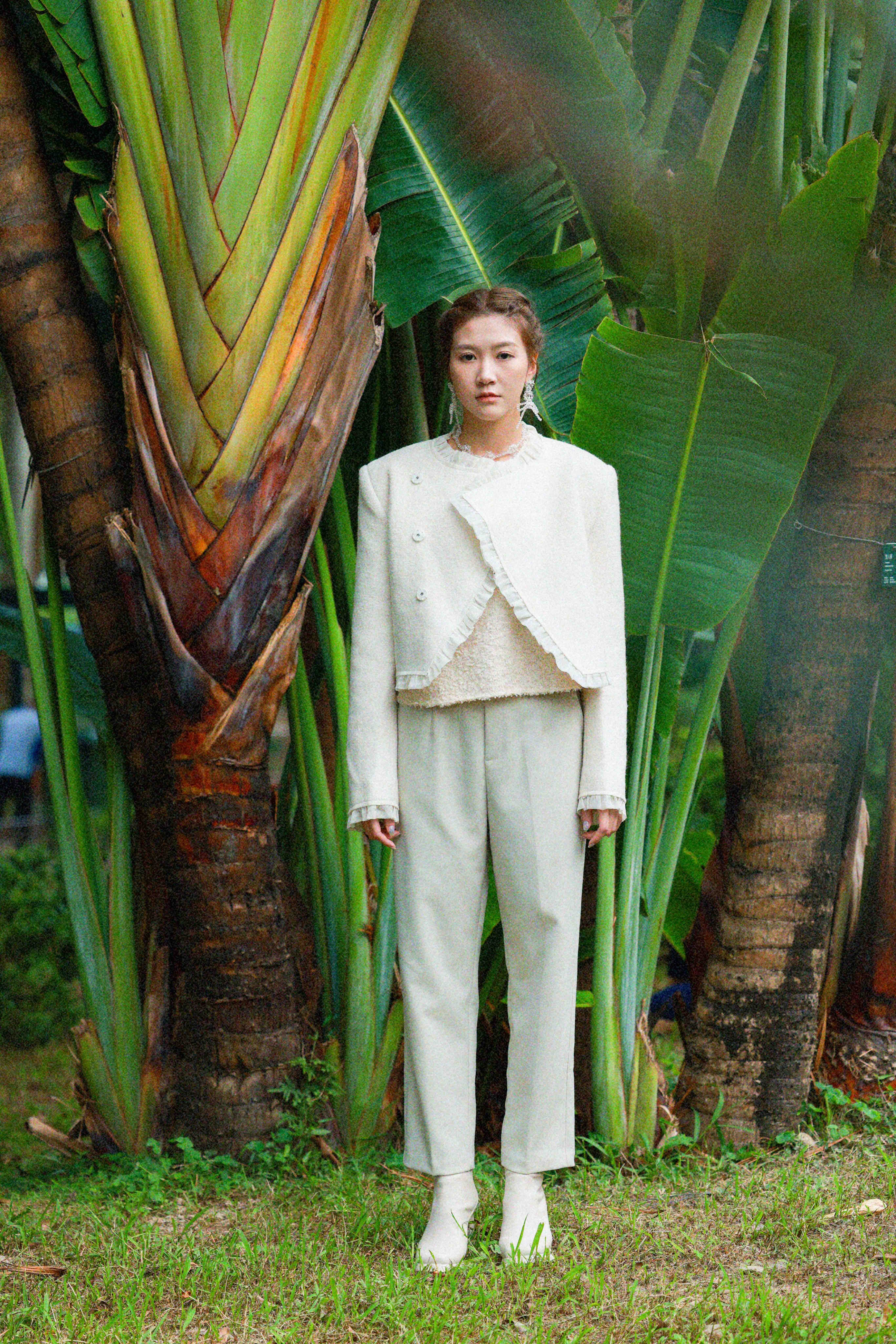 粒粒絲帶冷針織上衣（現貨款式）