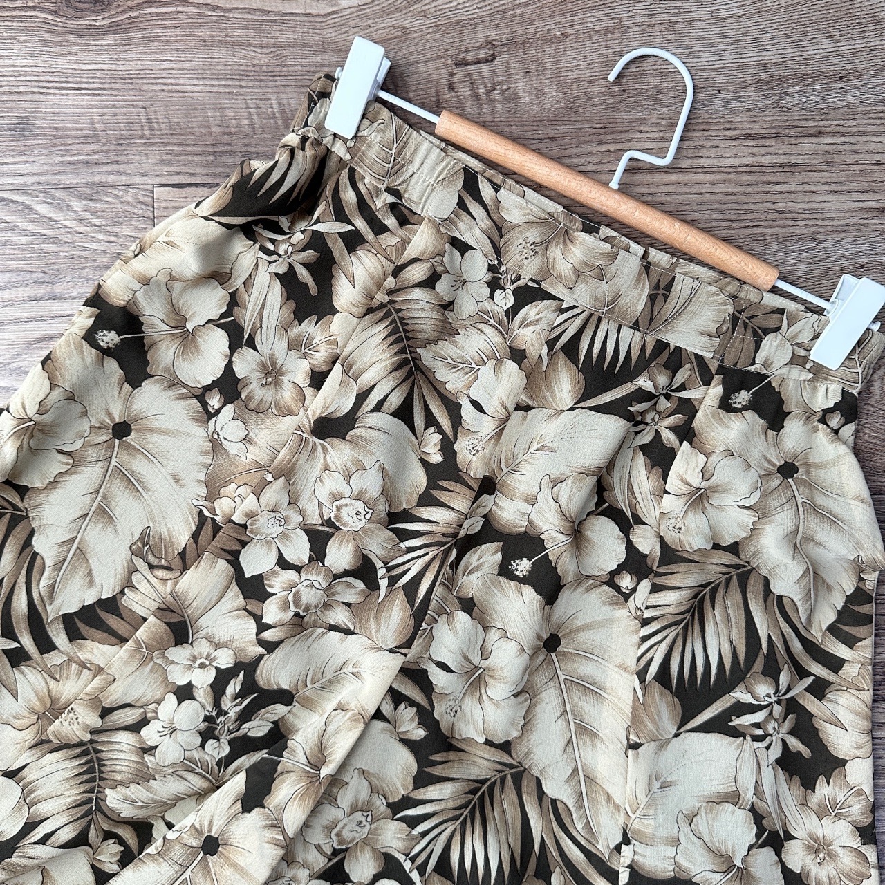 日本製大花魚尾裙褲