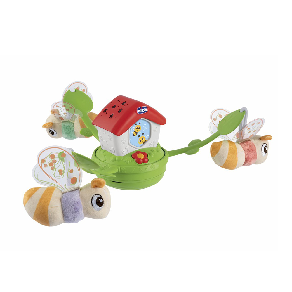 蜜蜂投射旋轉床頭音樂鈴