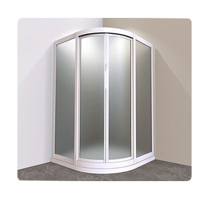 OVO京典衛浴 淋浴拉門推薦 YK634A 有框圓弧型淋浴門/ YKW02 門檻-圓弧型