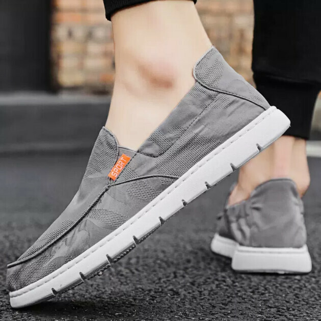 Canvas casual flat shoes are versatile