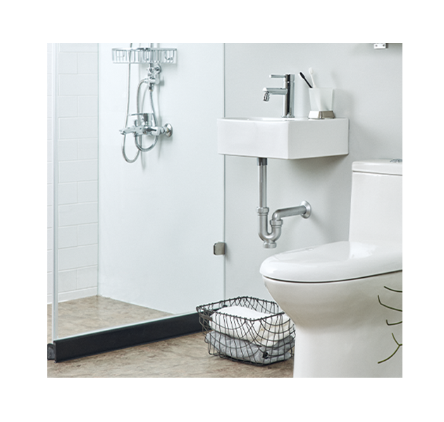 OVO京典衛浴 淋浴拉門推薦 落地型單片淋浴門（隔屏）