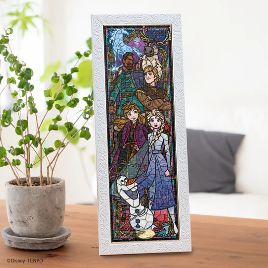 冰雪奇緣2-彩色玻璃 (透明樹脂)