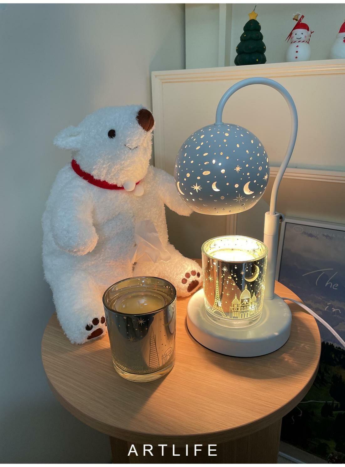 (特惠) LED閃亮香薰蠟燭 (城市款)