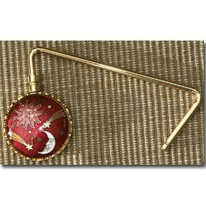 鹿港窯禮品館｜景泰藍皮包架‧星星‧太陽‧月亮(顏色隨機出貨)