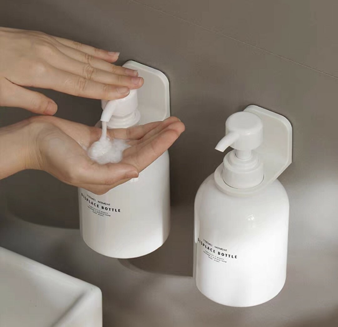 免打孔乳液壁掛架(買一送一 兩入組)