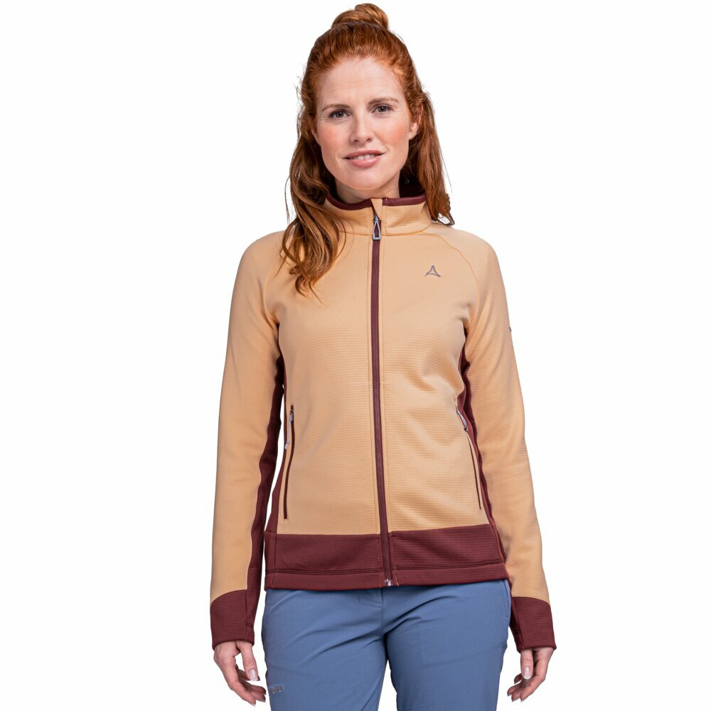 【Schoffel】女快乾保暖立領刷毛外套 / 23SL20-13504-[橘、藍]