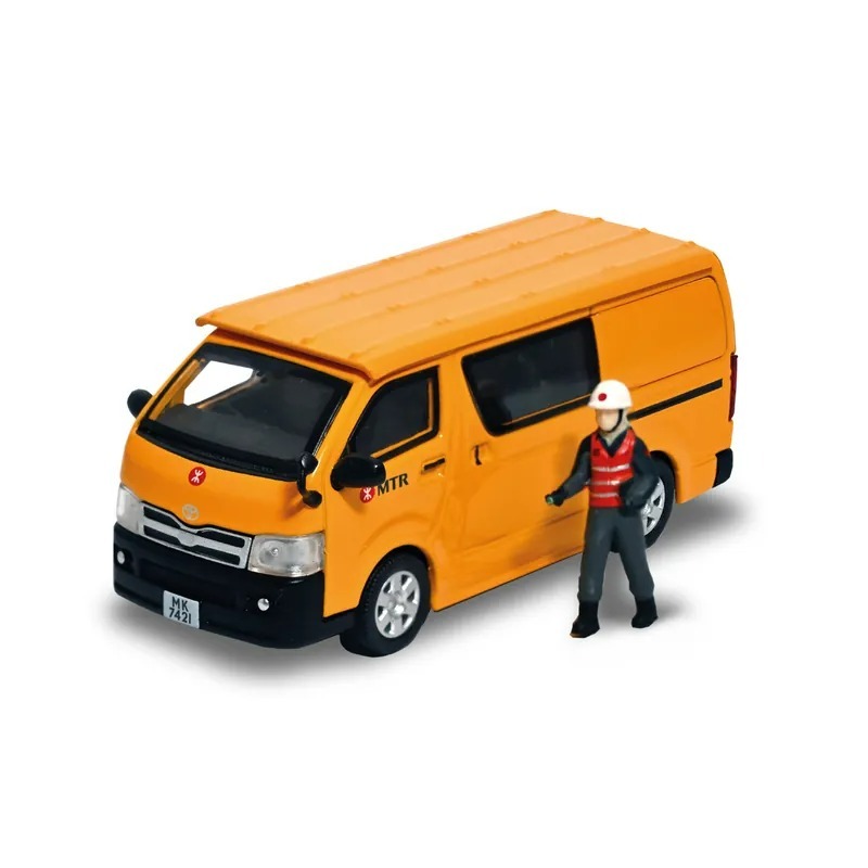 Era Car 1:64港鐵多用途客貨車 (黃色) 連工程人員 (豐田Hiace)