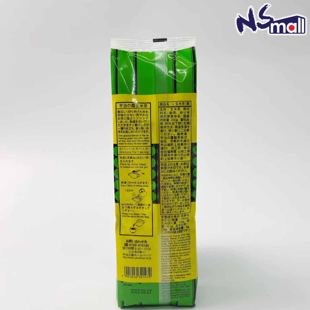 日本 宇治之露 玄米茶 約200g/包