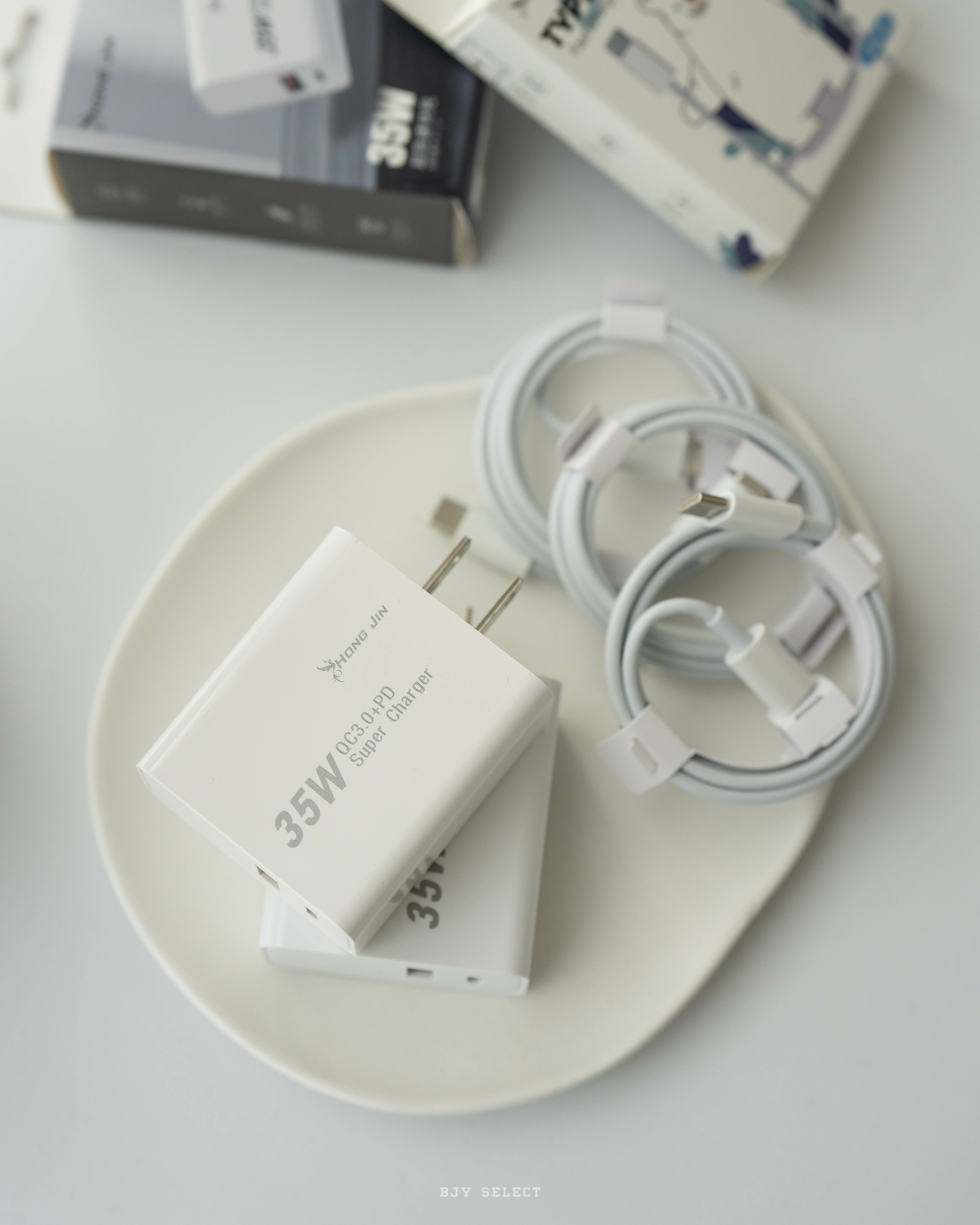 #開團 35W雙孔充電頭組 PD+QC快充頭 買頭送線 所以一次是一組的