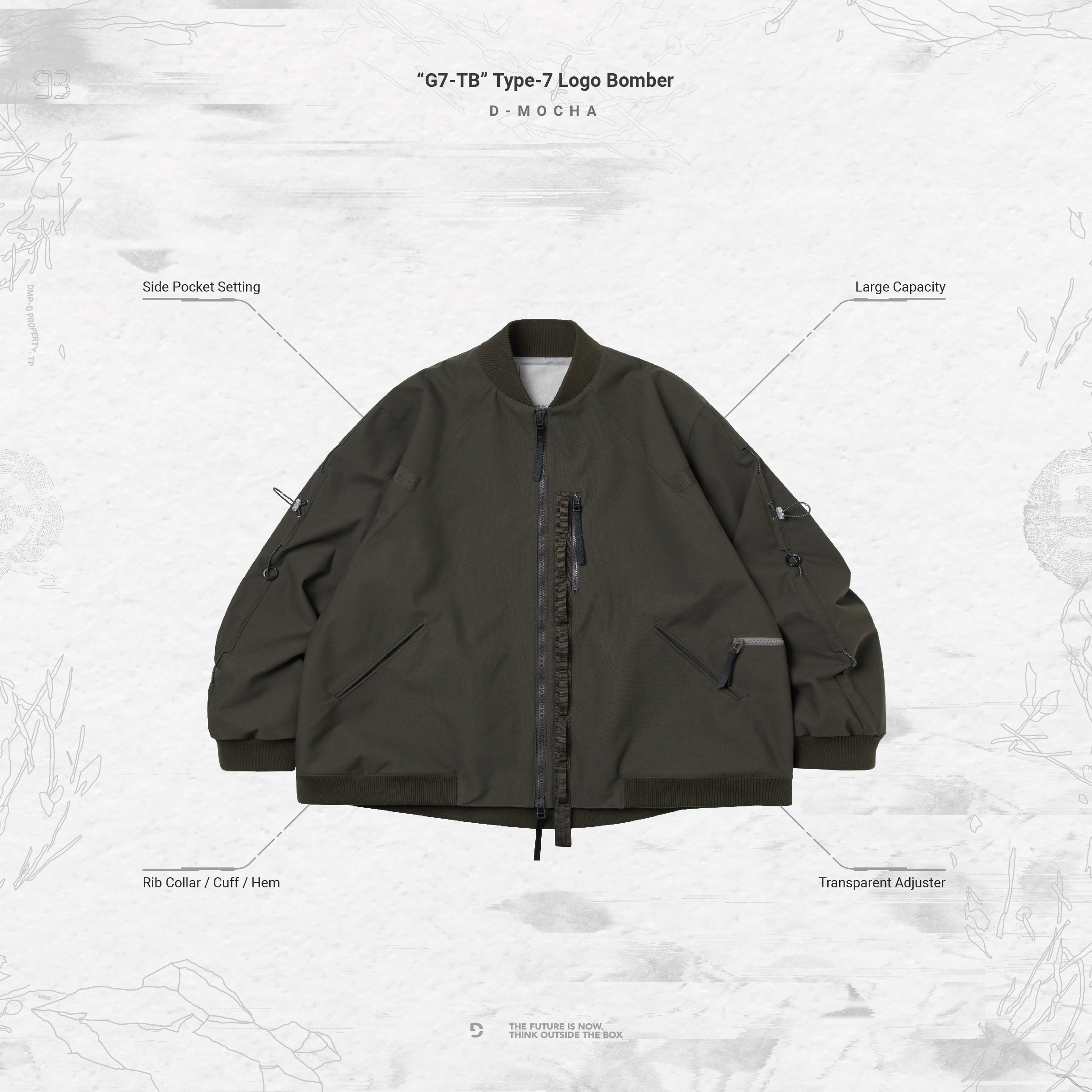 【美品】GOOPiMADE G7-TB Type-7 Logo Bomber GOOPiMADE - “G7-TB” Type-7 Logo Bomber - SHINKIROU1.0