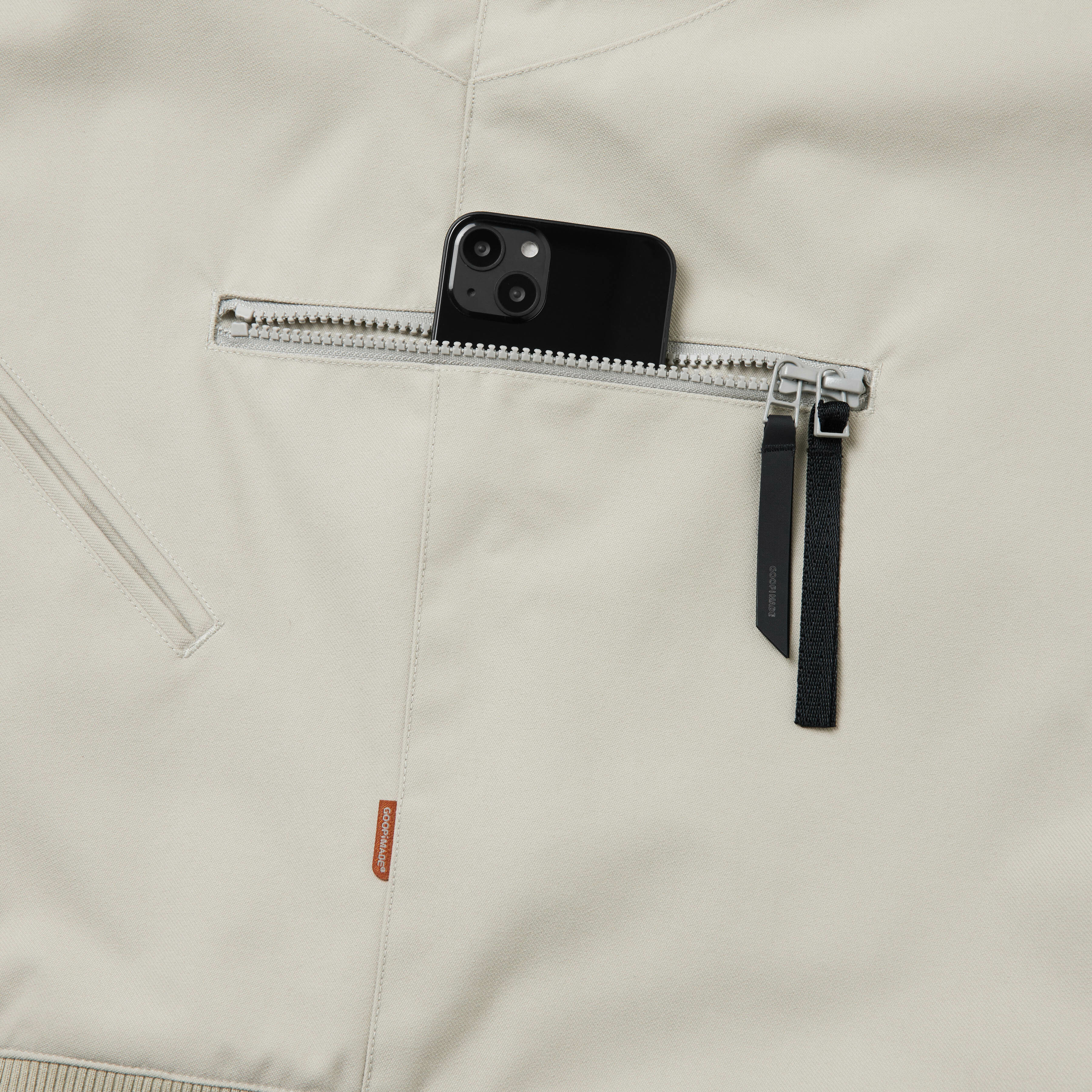 GOOPiMADE　G7-TB Type-7 Logo Bomber アイボリー G7-TB」 Type-7 Logo Bomber #IVORY [GOOPI-23AW-NOV-02