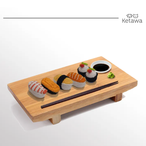 Ketawa 手工針織系列．壽司拼盤5件