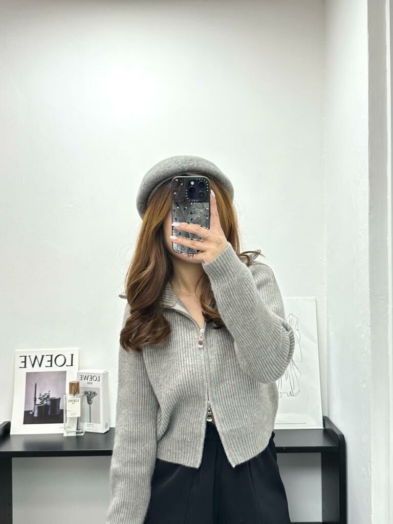 【必入手】超百搭畫家帽(灰色)