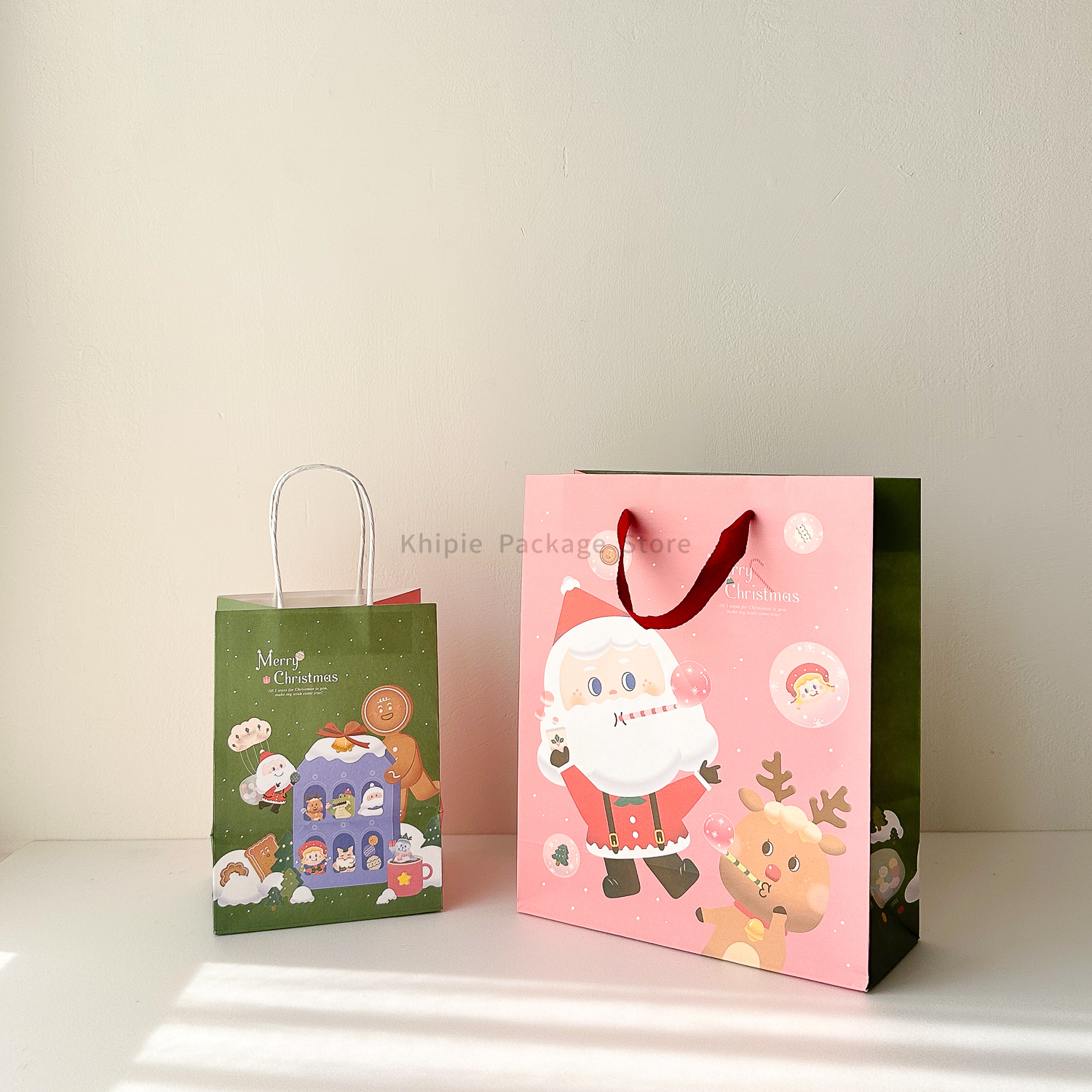 聖誕泡泡糖｜手提紙袋