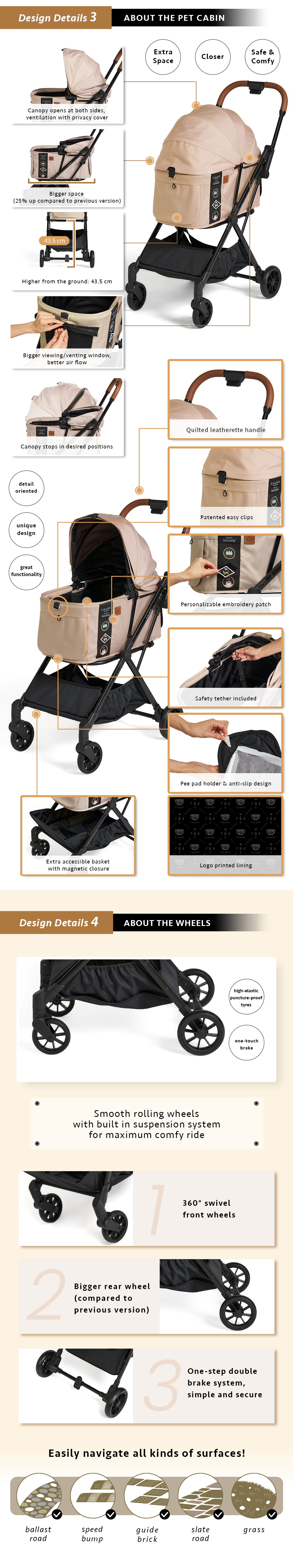 Free to go multifunctional stroller protection pad] thickened  cabin_cleaning pad_warm pad_cooling pad - Shop FikaGO Bedding & Cages -  Pinkoi