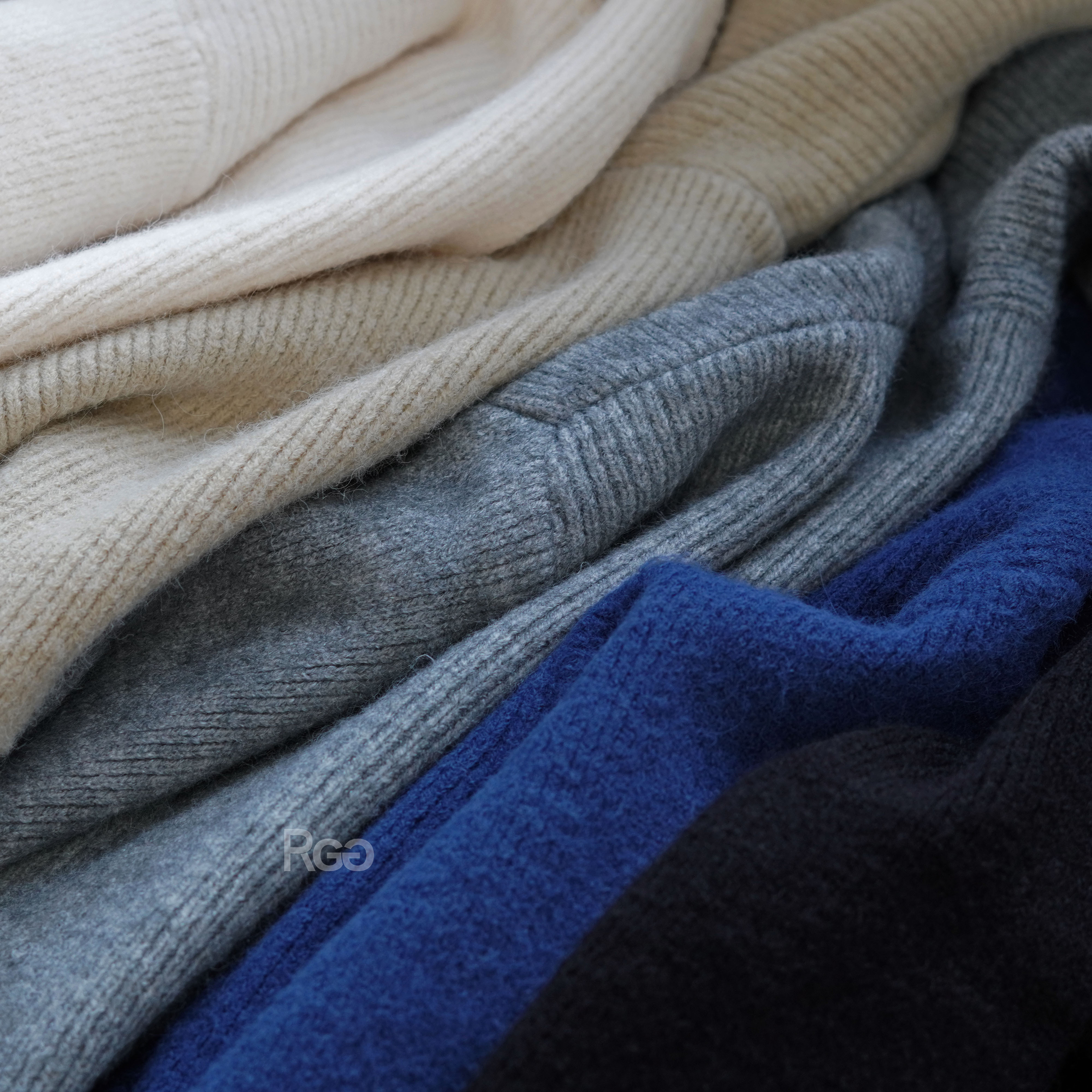 #8770 短版針織連帽外套五色近照