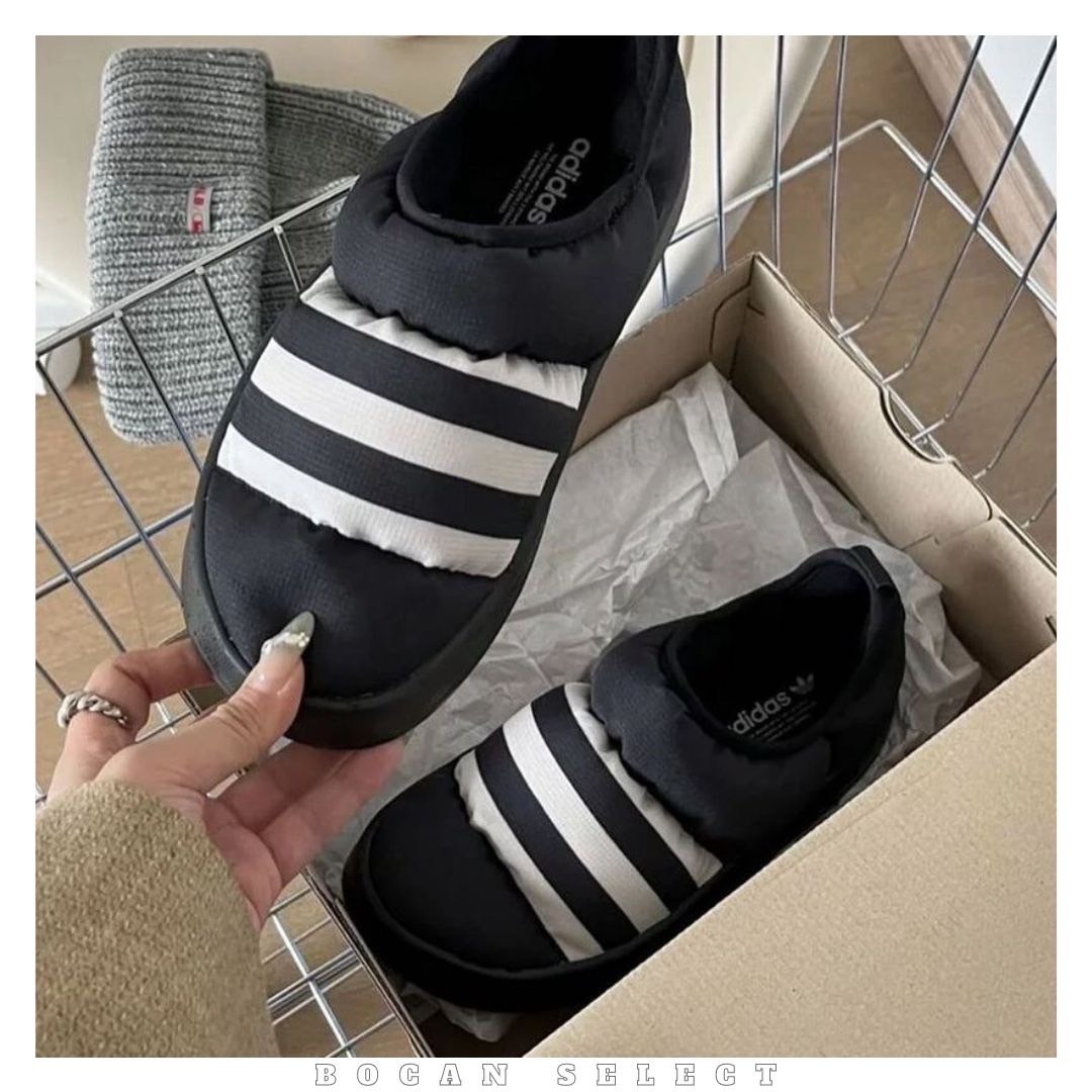 ADIDAS PUFFYLETTE 三條線 黑麵包 (GY4559)