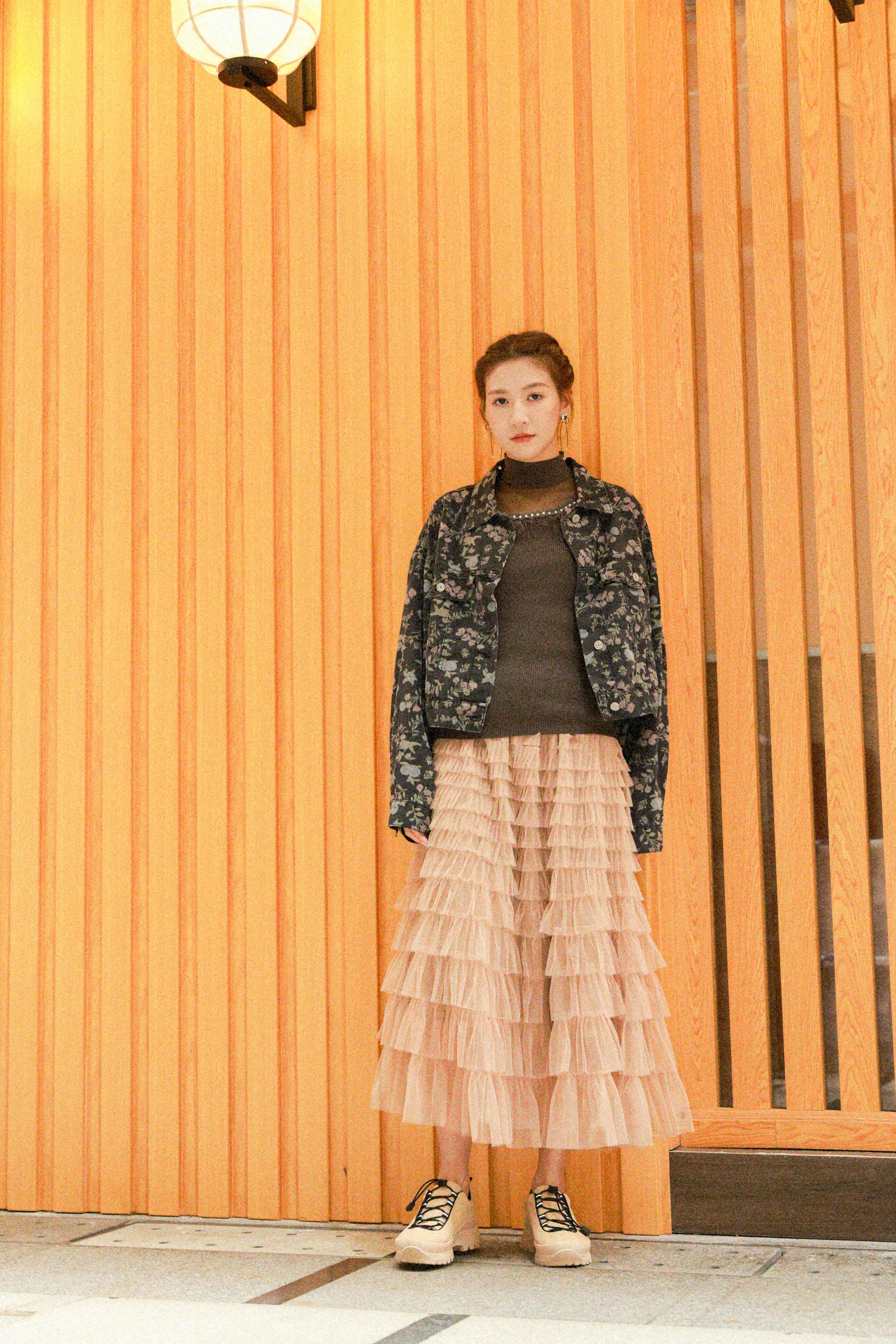 印花洗水牛仔褸（現貨款式）