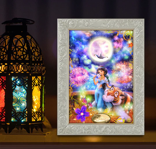 阿拉丁-騎著愛的魔力-茉莉花 (環保樹脂)