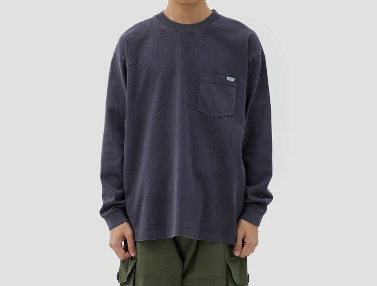 LAPRIMA 基礎蠟染水洗長袖衛衣 23AWWBT101