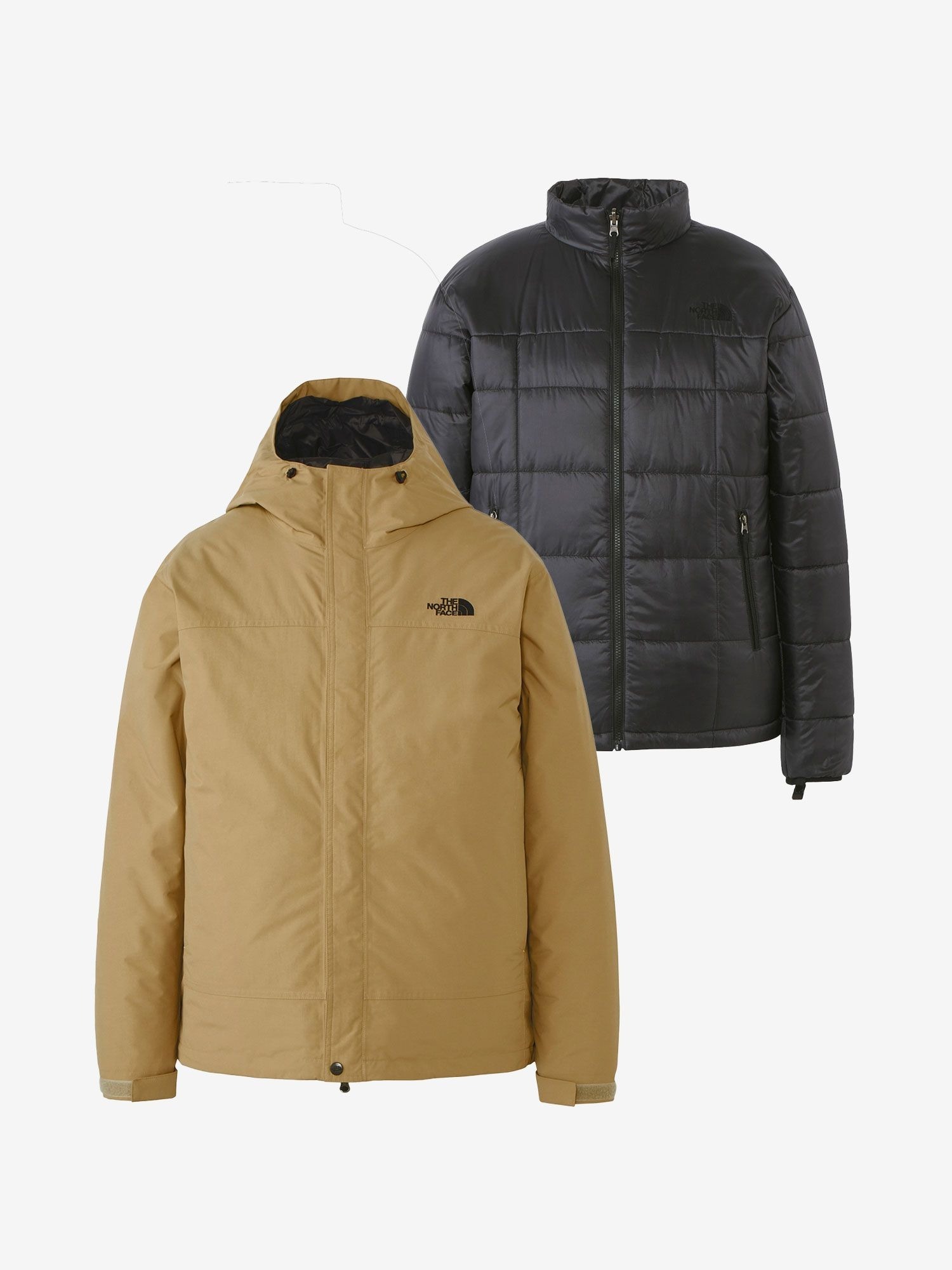 現貨綠色M┃日本 男版 TNF Cassius Triclimate Jacket 三穿 可拆式 二合一