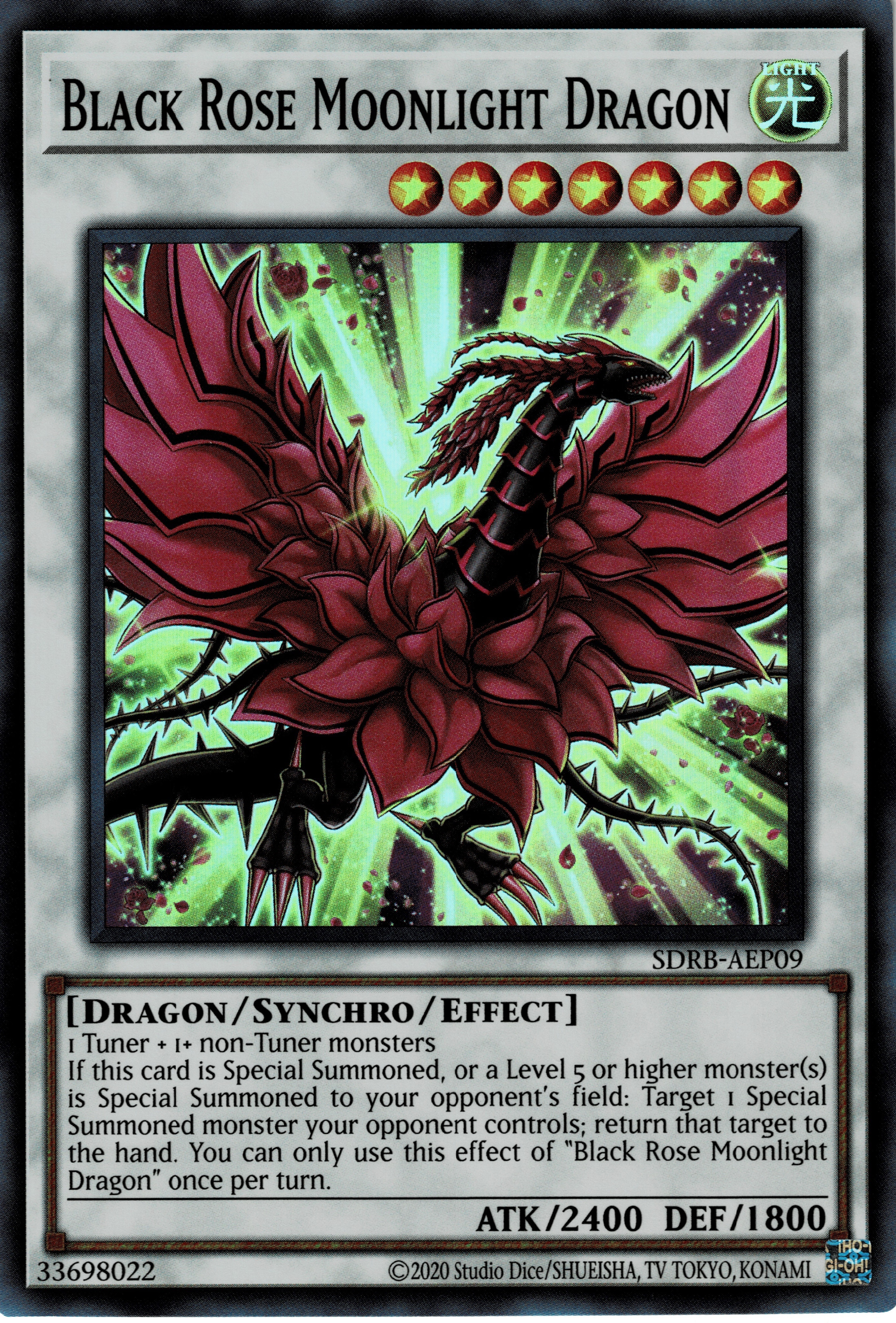 SDRB-AEP09 Black Rose Moonlight Dragon