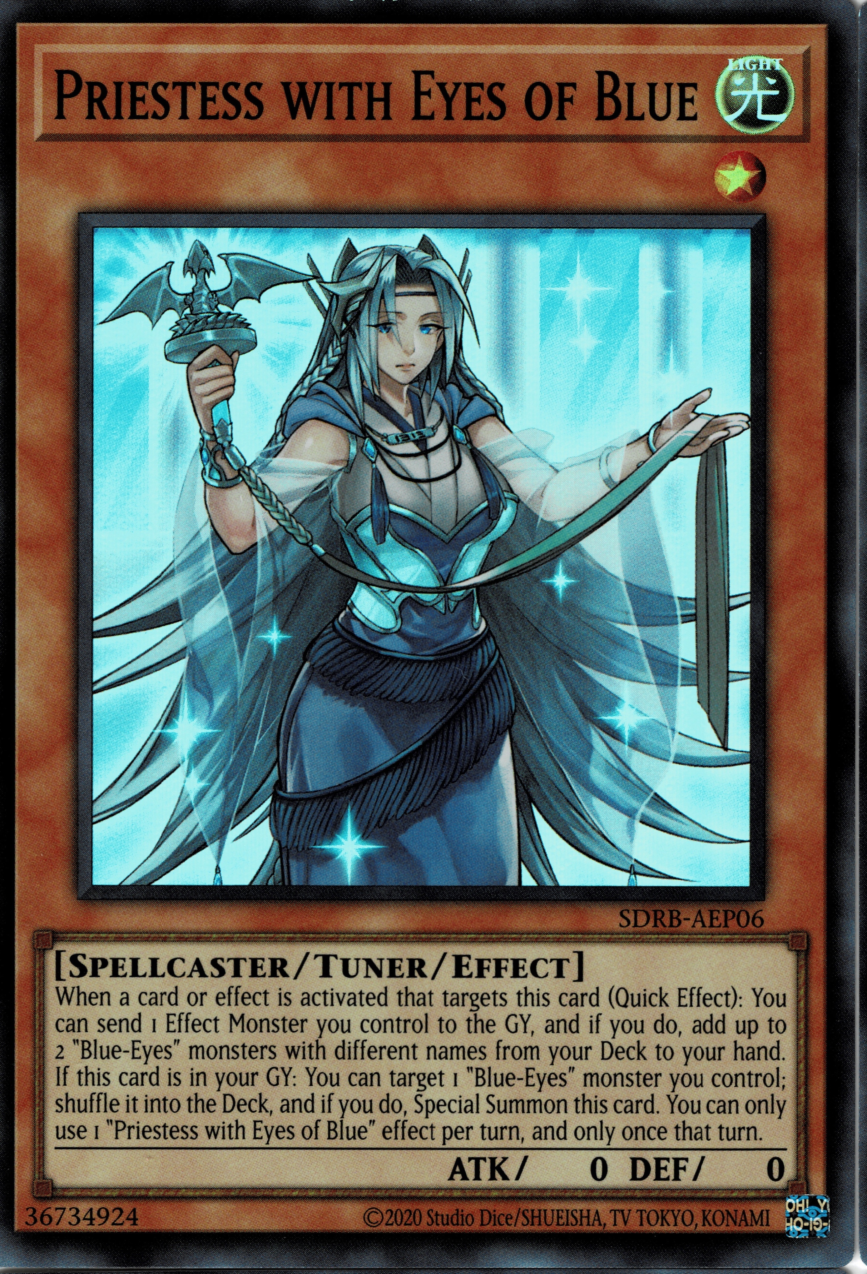 SDRB-AEP06 Priestess with Eyes of Blue