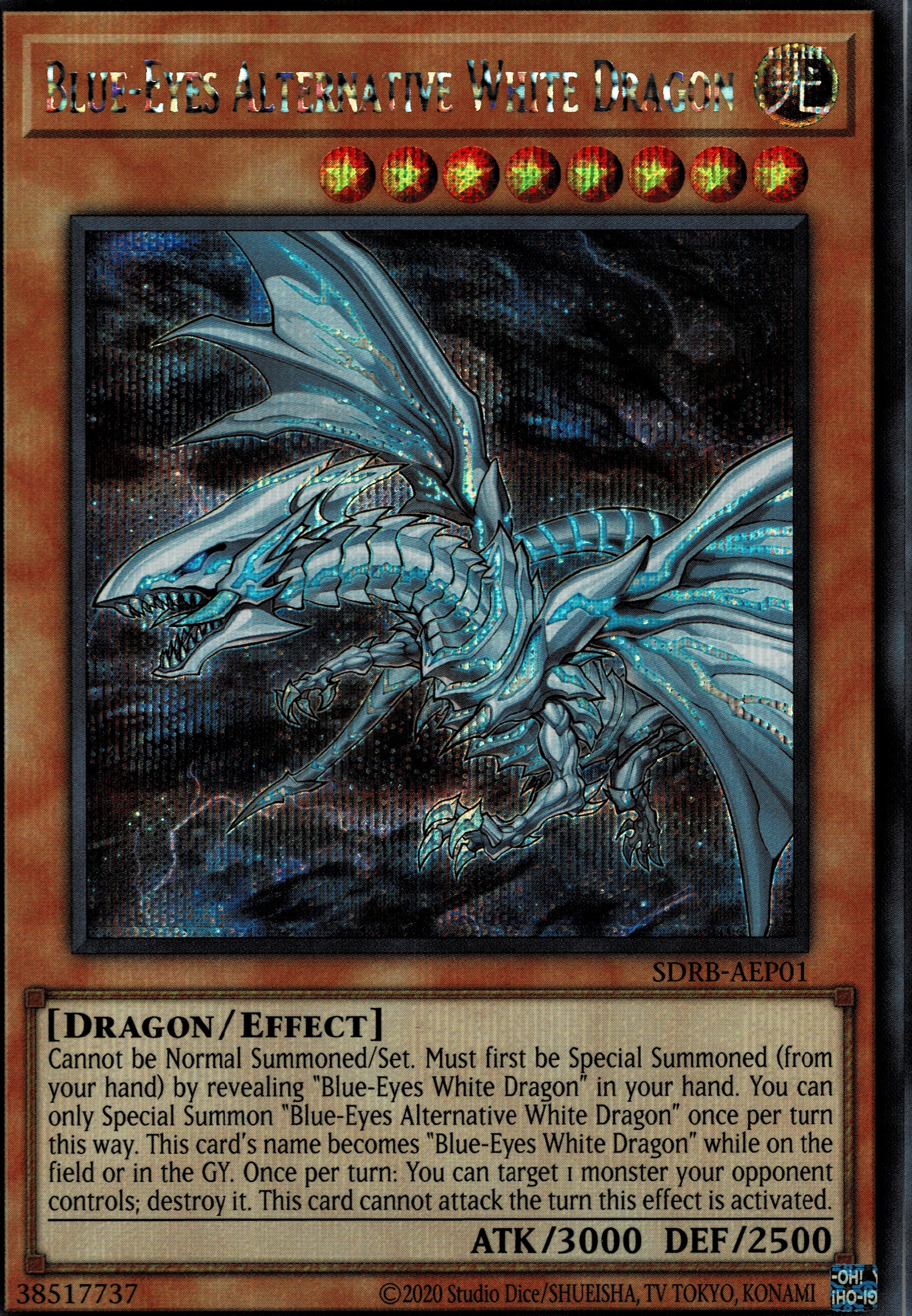 SDRB-AEP01 Blue-Eyes Alternative White Dragon