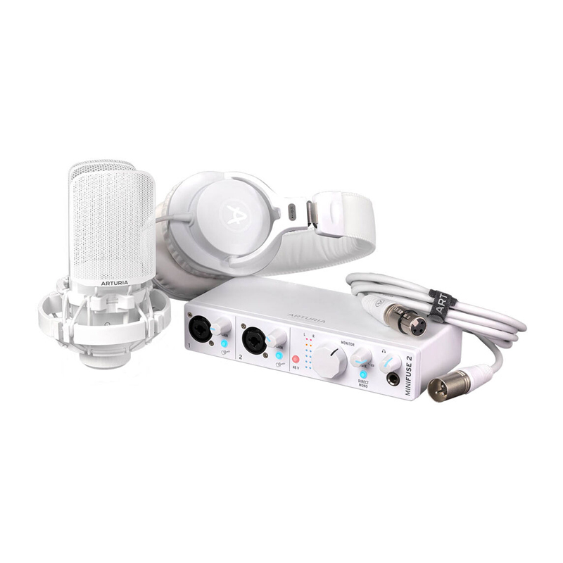 Arturia MiniFuse Recording Pack 白色