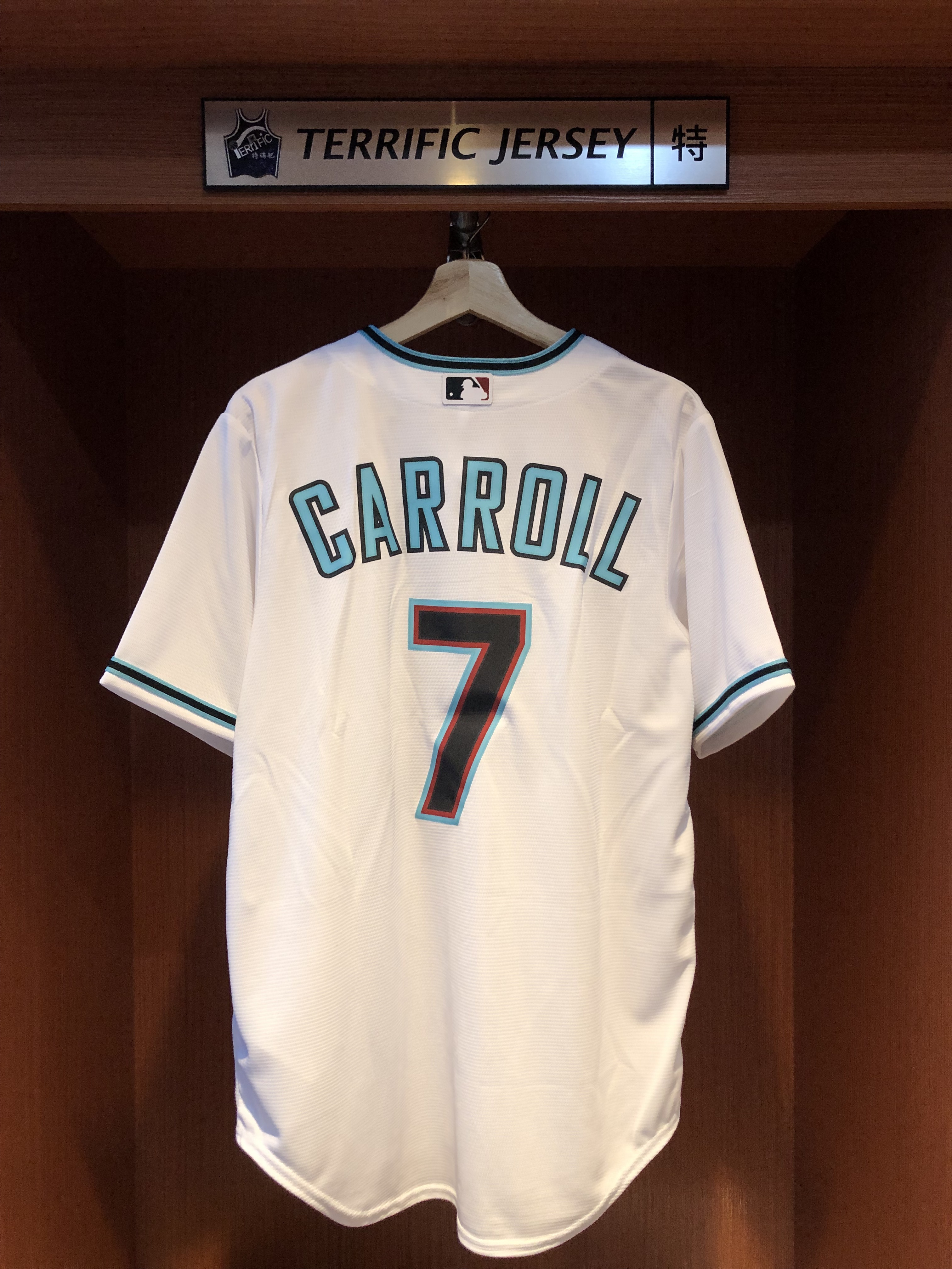 MLB球衣 Corbin Carroll 亞利桑那響尾蛇 國聯冠軍 世界大賽白 Nike Replica Player Name Jersey 球迷版 熱轉印 全新