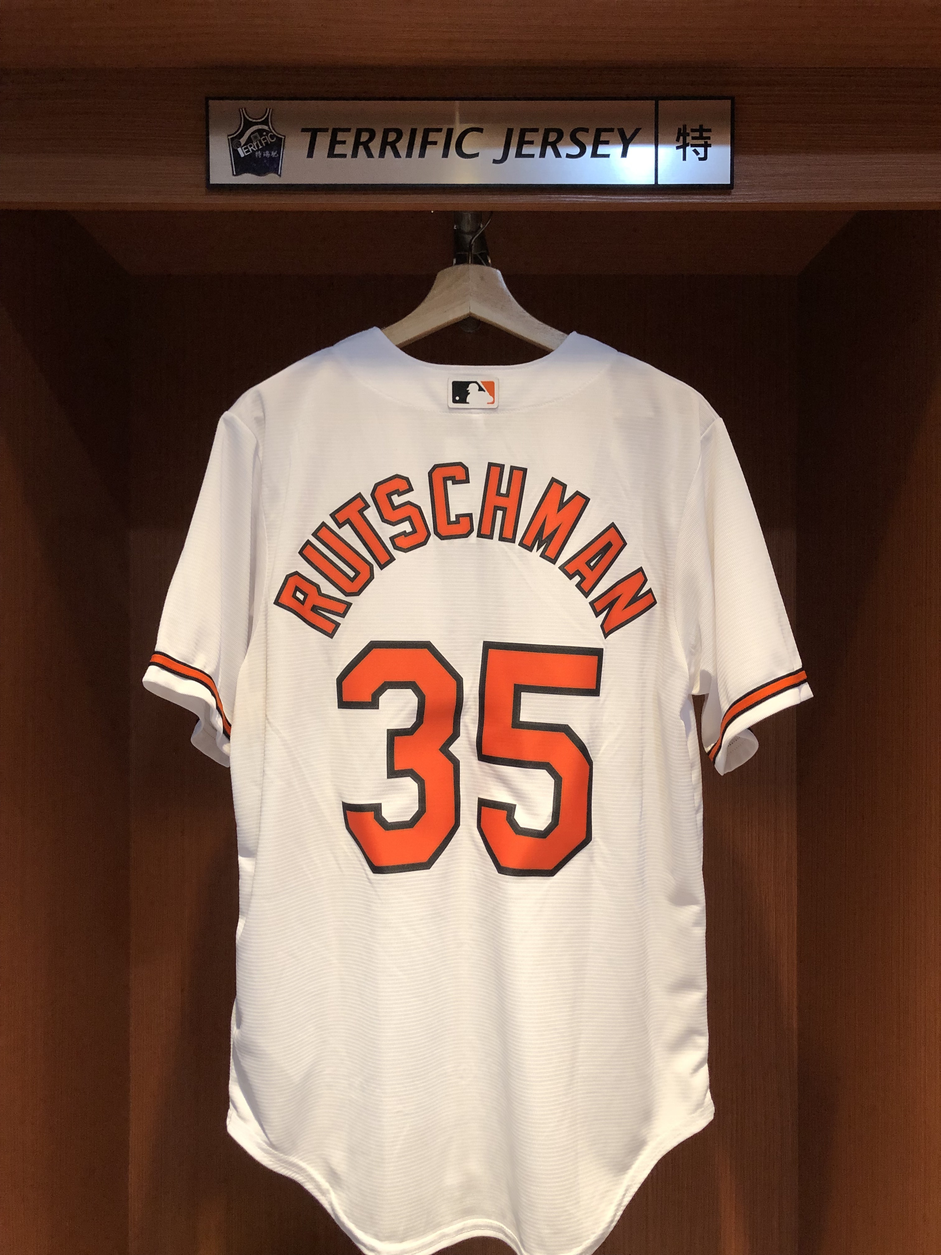 MLB球衣 Adley Rutschman 巴爾的摩金鶯白 Nike Replica Player Name Jersey 球迷版 熱轉印 全新