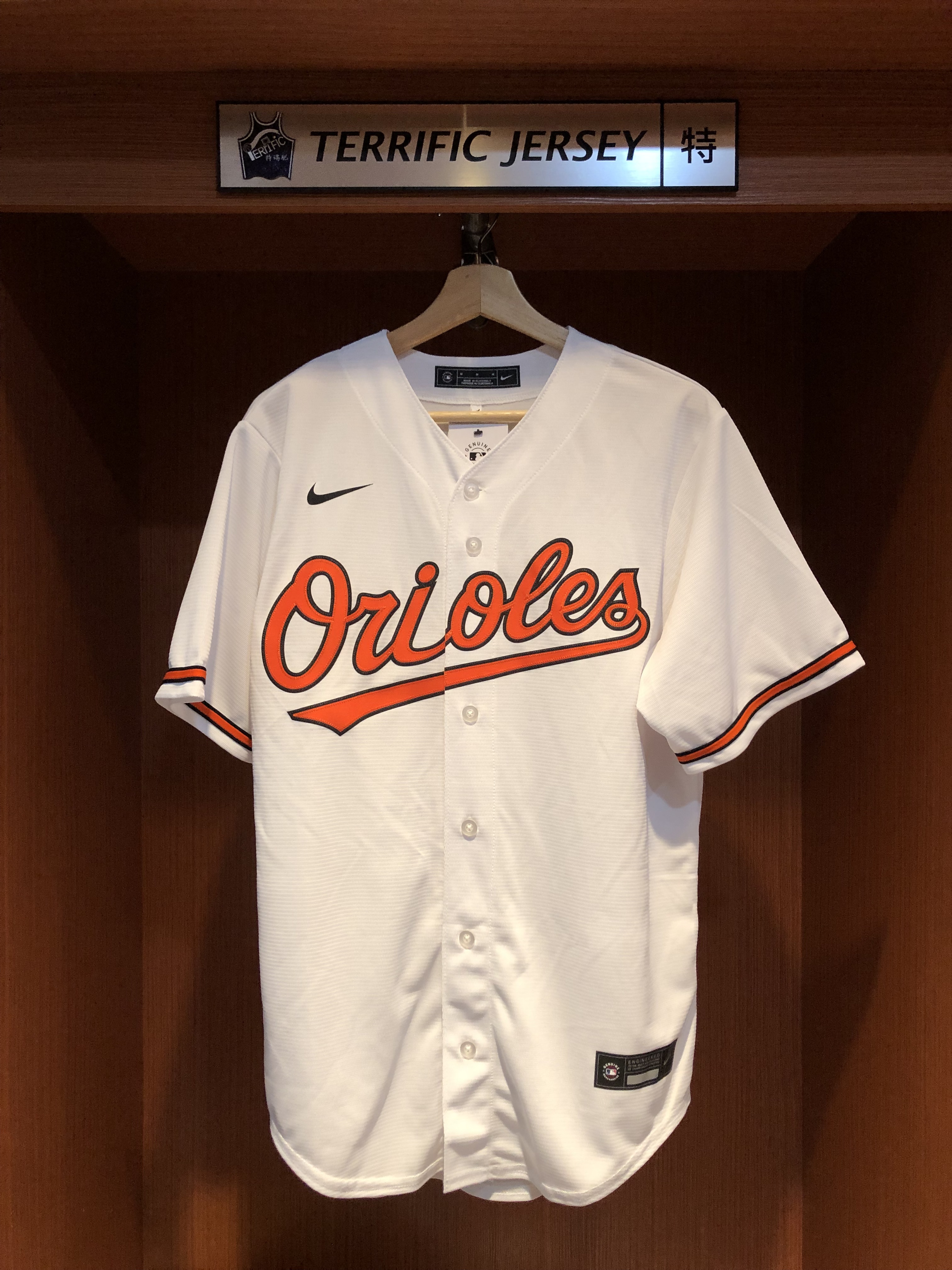 MLB球衣 Adley Rutschman 巴爾的摩金鶯白 Nike Replica Player Name Jersey 球迷版 熱轉印 全新
