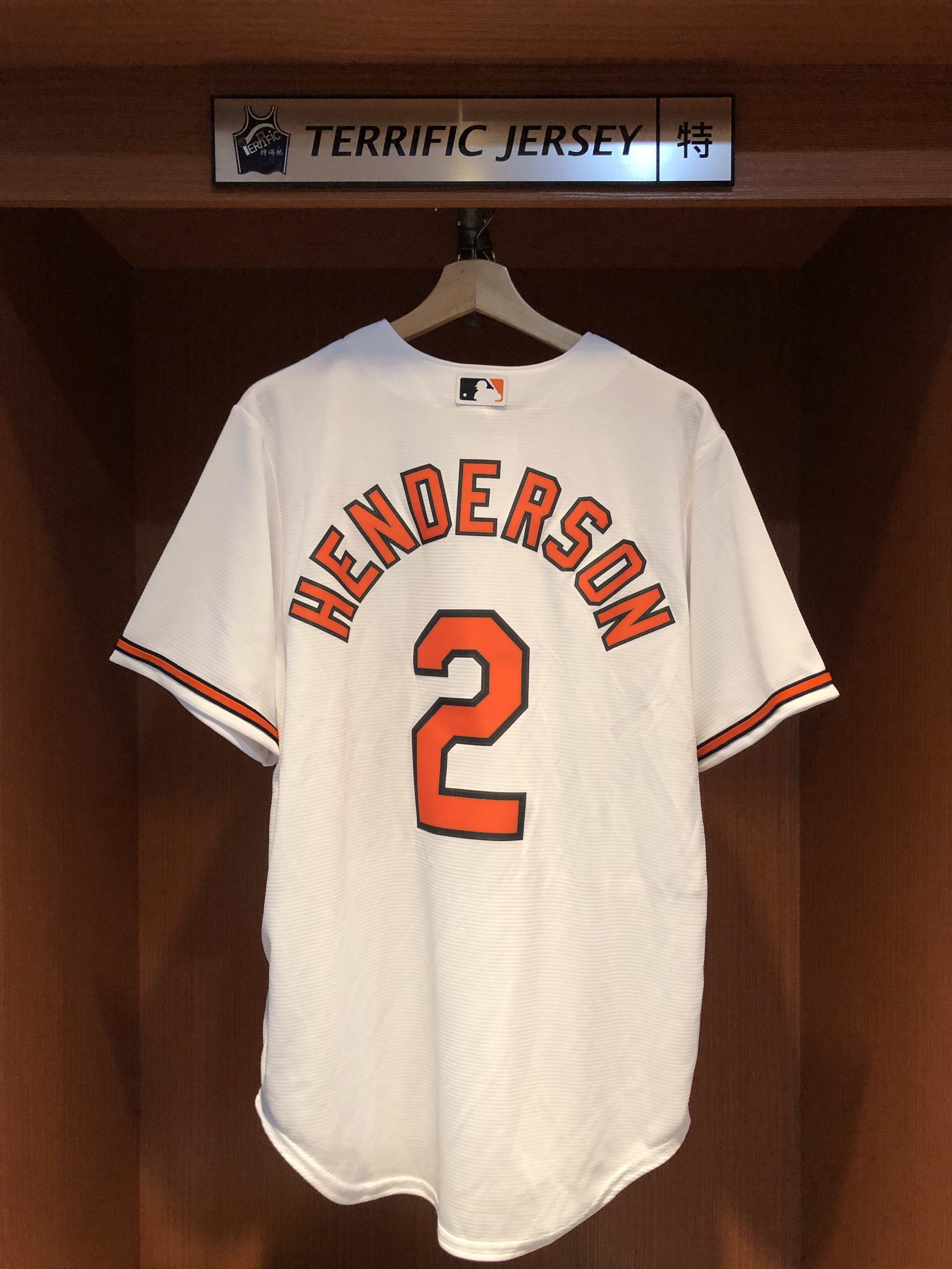 MLB球衣 Gunnar Henderson 巴爾的摩金鶯白 Nike Replica Player Name Jersey 球迷版 熱轉印 全新
