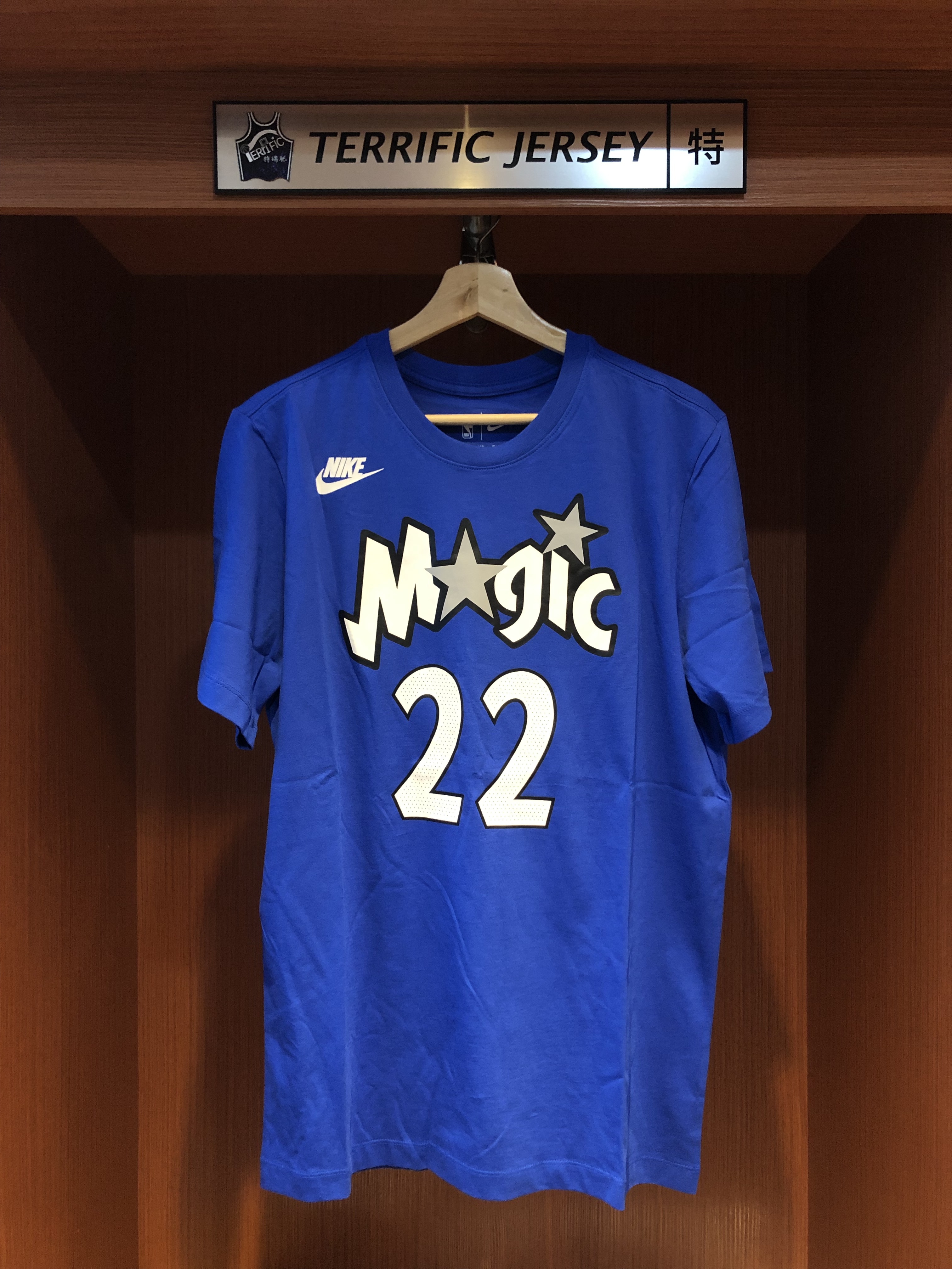 NBA短袖 Franz Wagner 奧蘭多魔術復古 藍暗星 HWC Nike Player Name Tee 棉質短袖 全新