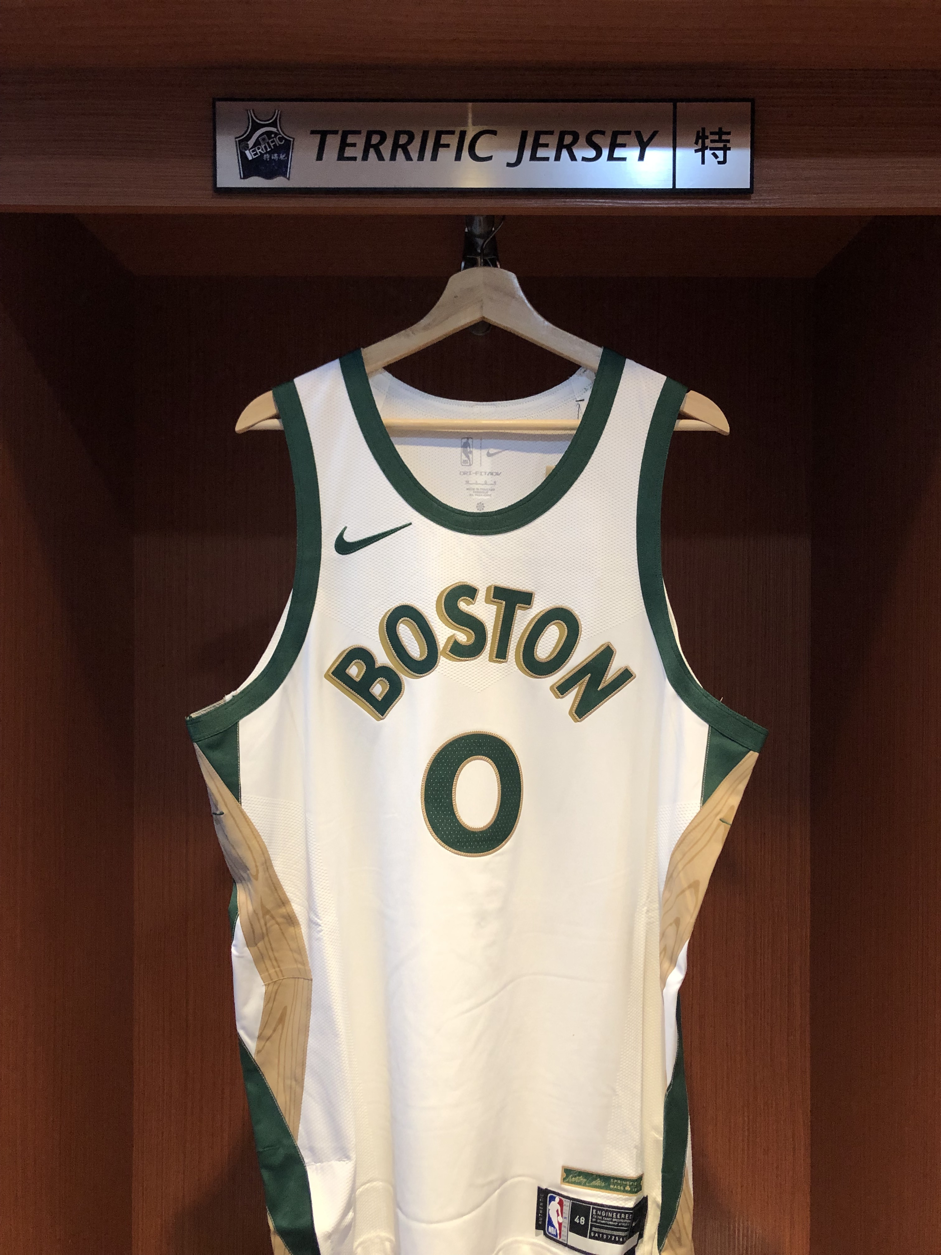 NBA球衣 Jayson Tatum 波士頓賽爾提克城市 City Nike Authentic 球員版 電繡 全新