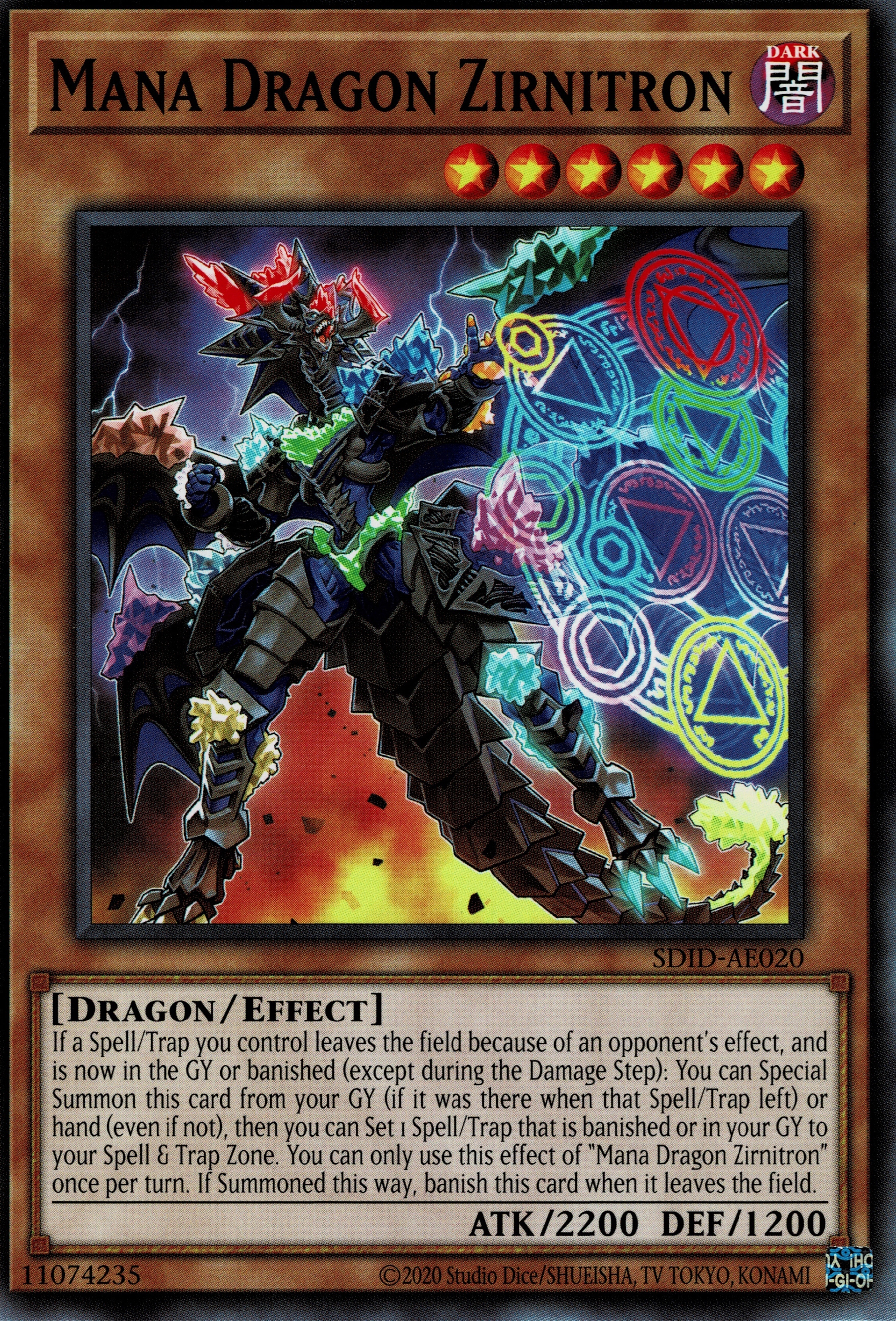 SDID-AE020 Mana Dragon Zirnitron