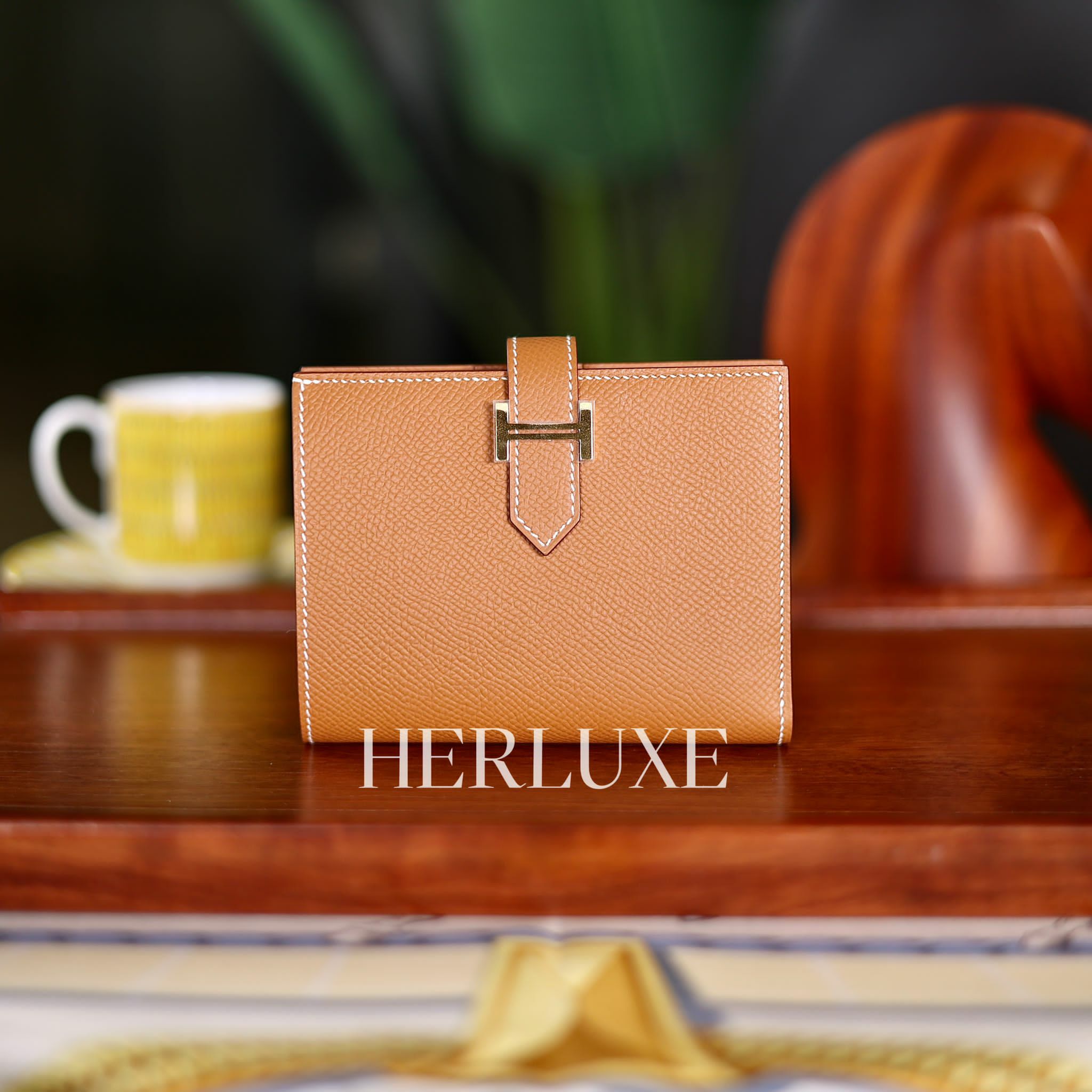 Bearn compact wallet 37 gold cc epsom