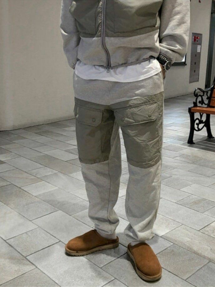 棉質拼袋束腳運動褲 SPECTOR-030P