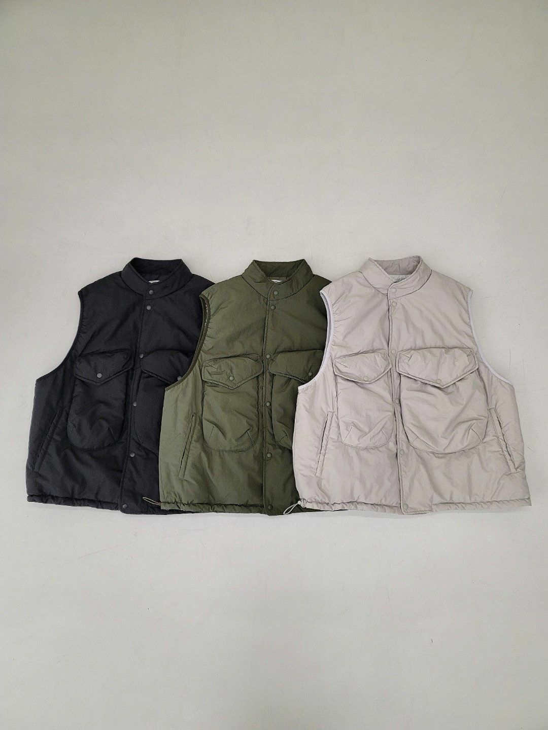 高領開胸背心褸(夾棉) SPECTOR-033V